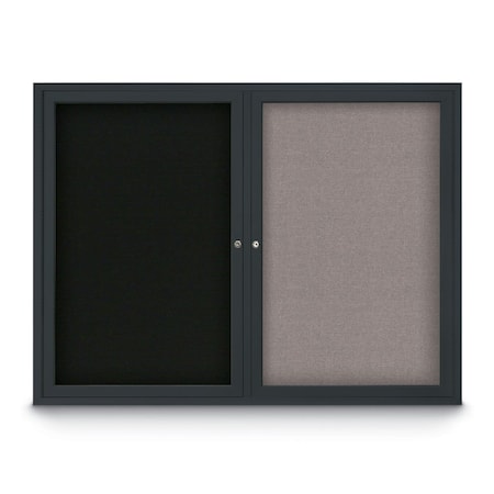 Corkboard,Rubber/Black,24 X 36